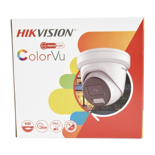 4MP Dome Kamera, Farve Nattsyn, AI Menneske Detektion,2,8 mm, DS-2CD2347G2H-LIU