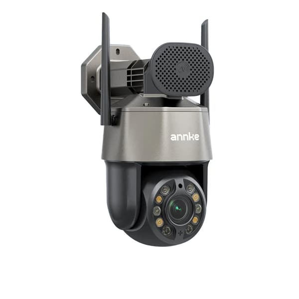 Udendørs PTZ Sikkerhedskamera, 3K Ultra HD, 20X Optisk Zoom, To-vejs Lyd