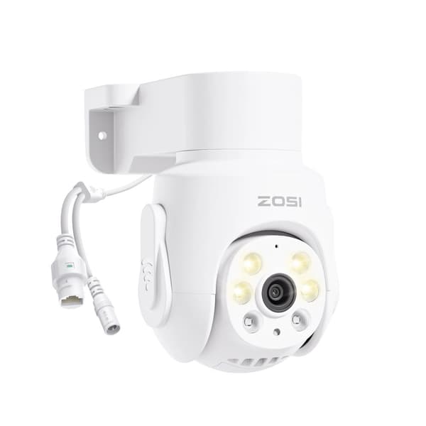 ZOSI CCTV-säkerhetskamera, 5MP HD-video, färg-nattseende,3K 5MP