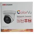Miniatyrbillede 1 af 2: Hikvision ColorVu 8MP Netværkskamera, 24/7 Farvebilleder, IP67 Vejrbestandig,2,8 mm, Original 8MP Hvid