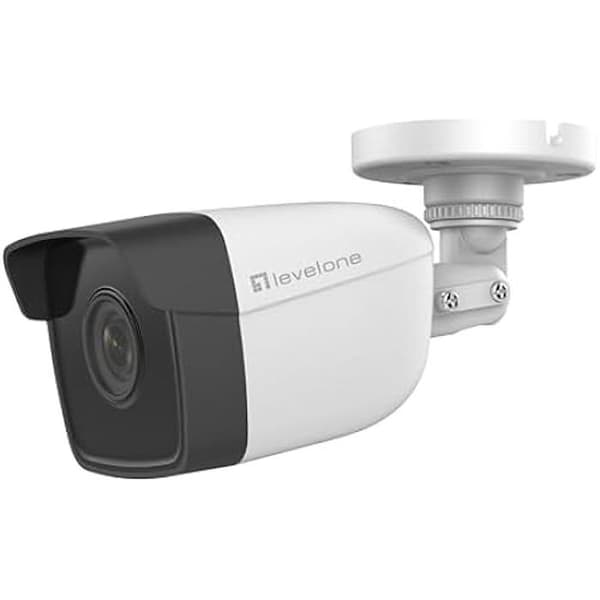 Fast IP-kamera - LEVELONE - FCS-5201 - 2 MP - Nattvision - Avtagbart infrarött filter Vit