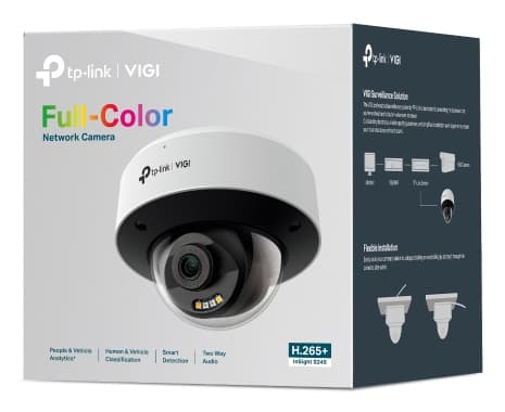 TP-Link InSight S245, IP-sikkerhetskamera, Utendørs, Koblet med ledninger (ikke trådløs), 80 m, 120 dB, Tak