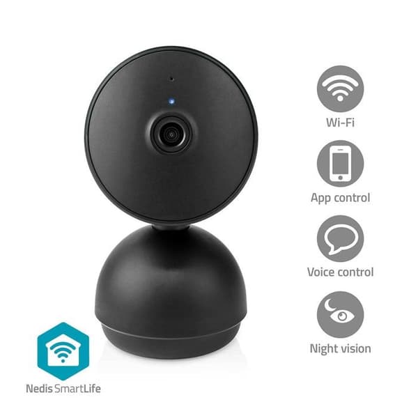 SmartLife Wi-Fi Full HD 1080p Indoor Camera Pan Tilt - NEDIS