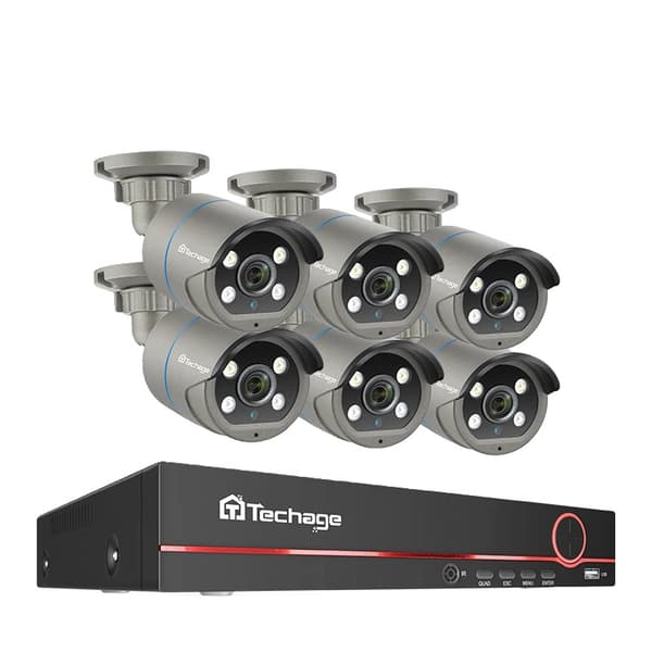 CCTV-turvajärjestelmä, 8CH NVR, useita kameravaihtoehtoja,8CH NVR 6 Kamerat