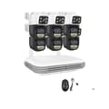 Miniatyrbillede 1 af 2: Trådløst sikkerhedskamerasystem, 6MP dual linse, tovejskommunikation,500g, 8CH NVR og 6 CamB