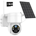 Pikkukuva 1 / 2: Wifi Ulkoilma Aurinkoverkkokamera, Täysi HD 4MP, 180 Päivän Valmiusaika,128GB TF-kortilla