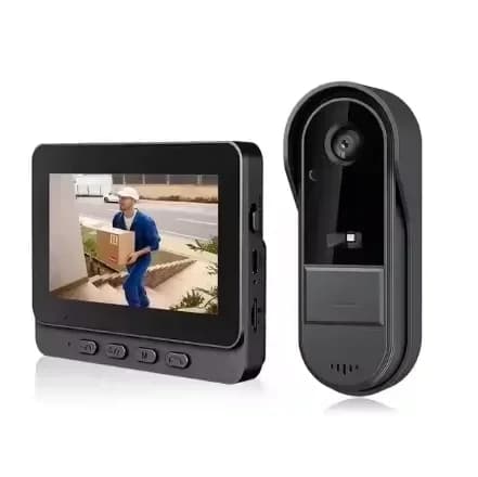 WIFI 1080P HD -ovikamera, vedenkestävä ominaisuus, kaksisuuntainen puhelin,Väri Ei SD-korttia