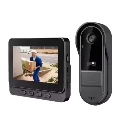 WIFI 1080P HD -ovikamera, vedenkestävä ominaisuus, kaksisuuntainen puhelin,Väri Ei SD-korttia