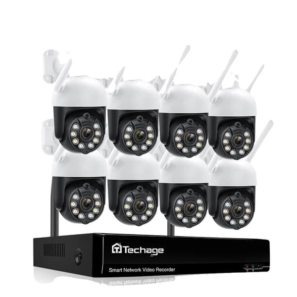 8CH-turvajärjestelmä, 3MP HD -resoluutio, älykkäät tunnistusominaisuudet,8CH NVR 8 Kamera, 1T Sisäänrakennettu HDD