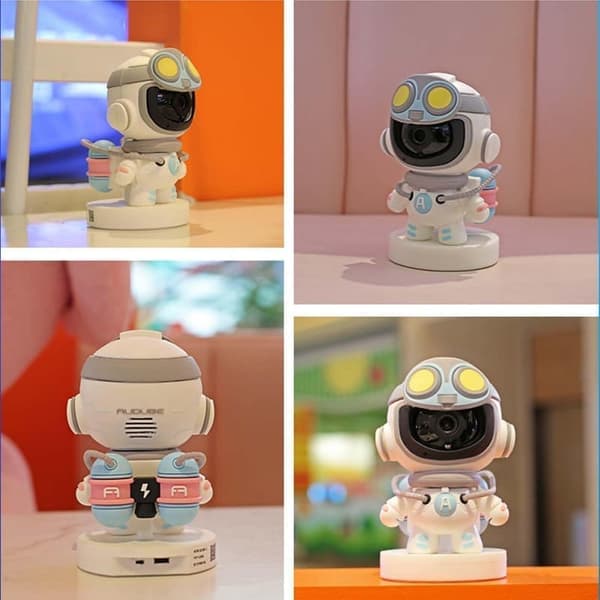 AOC A0C-7904-MN6 Smart Robotkamera | 1080P HD Nattvision | Barnrumsövervakning | WiFi Fjärråtkomst