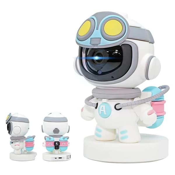 AOC A0C-7904-MN6 Smart Robotkamera | 1080P HD Nattvision | Barnrumsövervakning | WiFi Fjärråtkomst