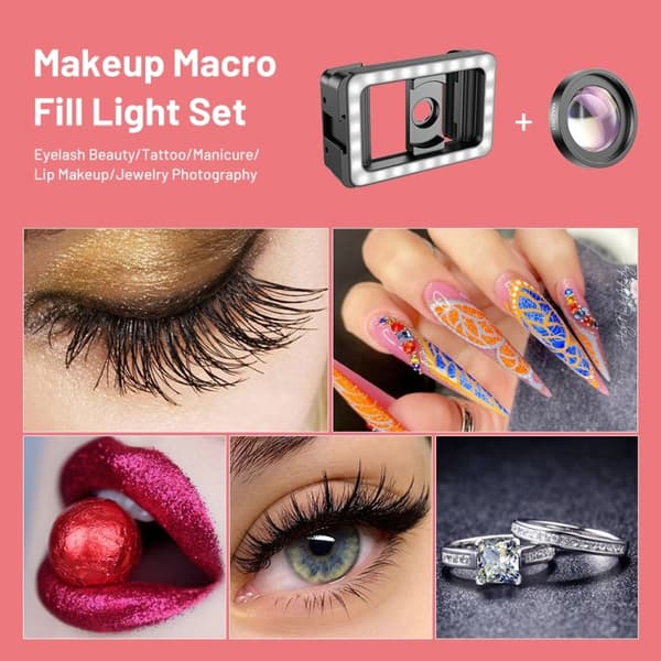APEXEL 15X Macro Lens LED KIT