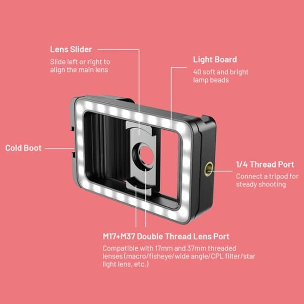 APEXEL 15X Macro Lens LED KIT