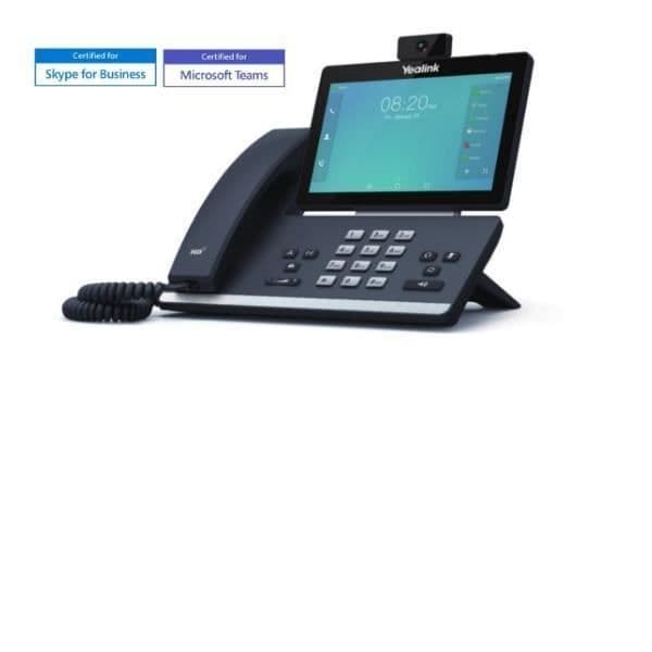 Yealink T58a IP-telefon med kamera - Svart - Professionell - Night Vision - 2MP (1080p)
