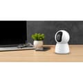 Miniatyrbild 2 av 2: iGET HOME Kamera CS4 Vit 2K roterande kamera med automatisk spårning