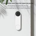 Miniatyrbild 5 av 6: Trådlös dörrklocka - Google Nest - Dörrklocka GA01318-FR - Inbyggd kamera - 802.11b/g/n - Bluetooth LE - 2,4 Ghz