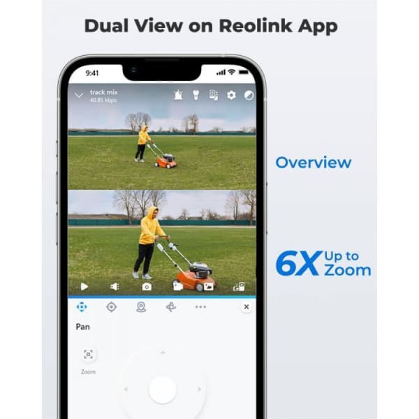 Reolink Trackmix Series W760 8MP PTZ Auto Tracking AI valvontakamera ulkokäyttöön