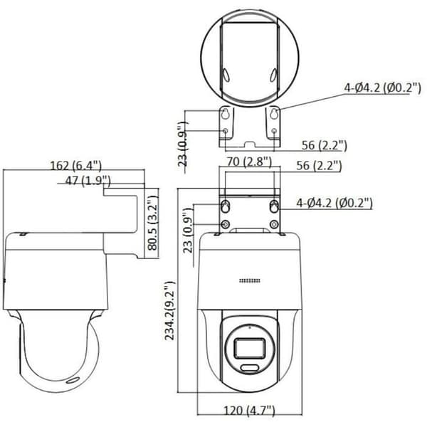 Hilook av Hikvision PTZ-N2C400M-DE(F0)(O-STD)