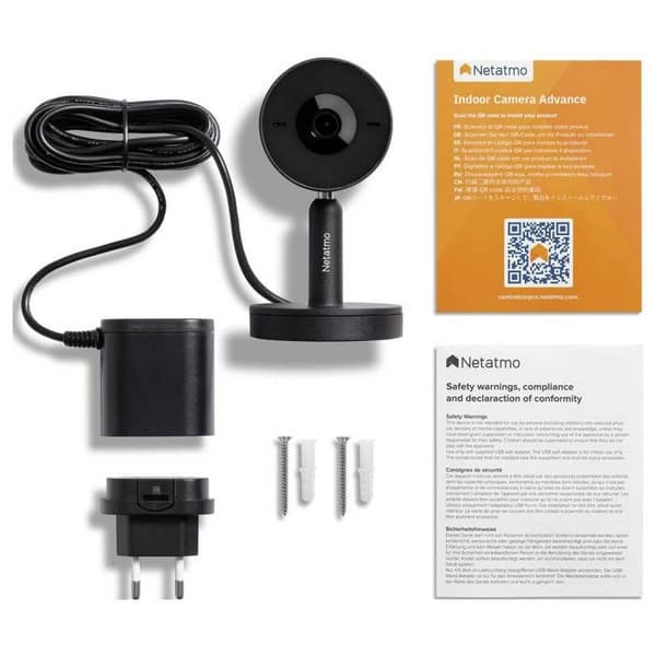 Netatmo Inomhuskamera Advance Svart