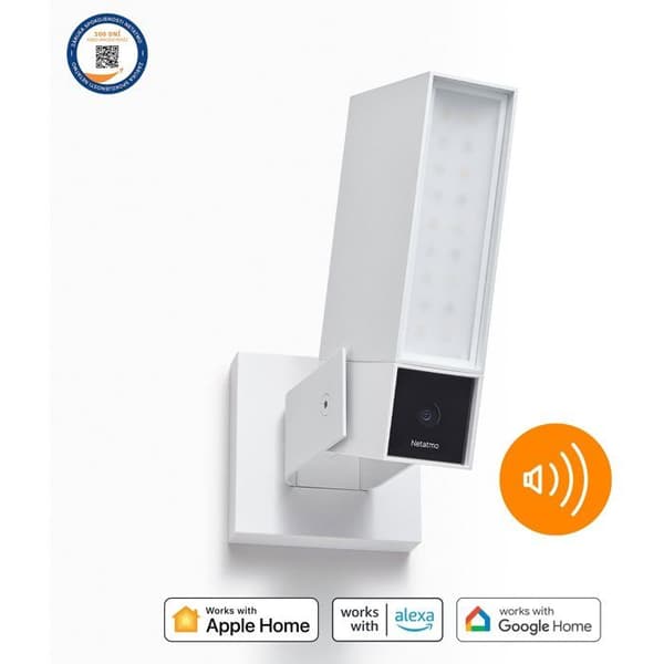 Netatmo Smart Outdoor Camera med Siren Vit (kamera utomhus smart med siren)