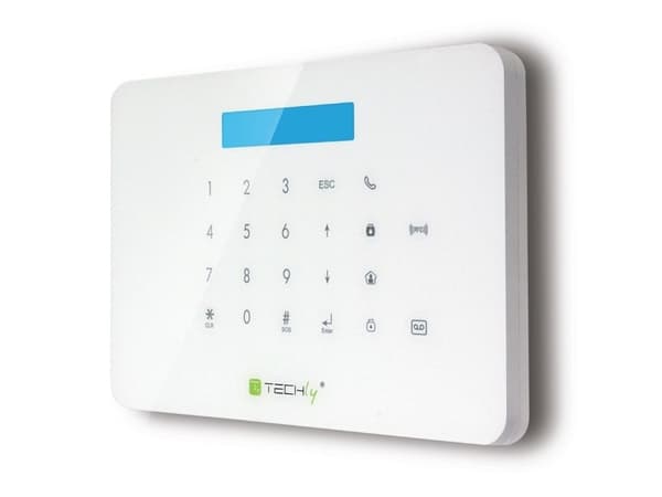 Techly I-ALARM-KIT001, Langaton, Android, GSM, Puhelinsoitto/tekstiviesti, Englanti, Italia, 95 dB