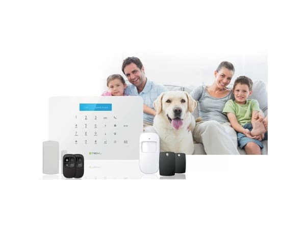 Techly I-ALARM-KIT001, Langaton, Android, GSM, Puhelinsoitto/tekstiviesti, Englanti, Italia, 95 dB