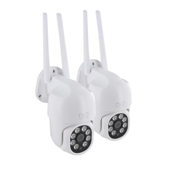 Utomhuskameror - DIO CONNECTED HOME - 2-pack - Rotera med dubbla band - 4MP
