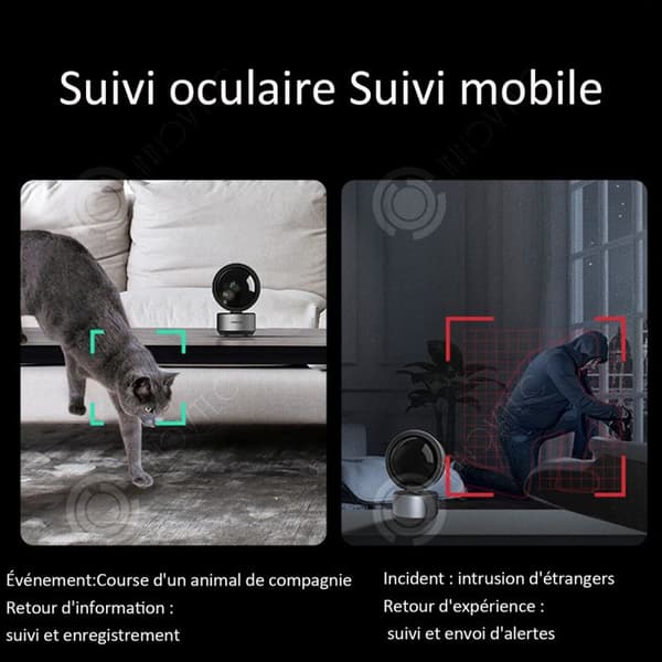INN Övervakningskamera 1080P upplösning 5 miljoner pixlar övervakningskamera med 64 GB minne elektronisk kamerasats
