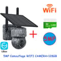 Miniatyrbillede 2 af 2: Trådløs PTZ Solar Kamera, 5MP Opløsning, Tovejs Lyd,5MP WIFI 128GB