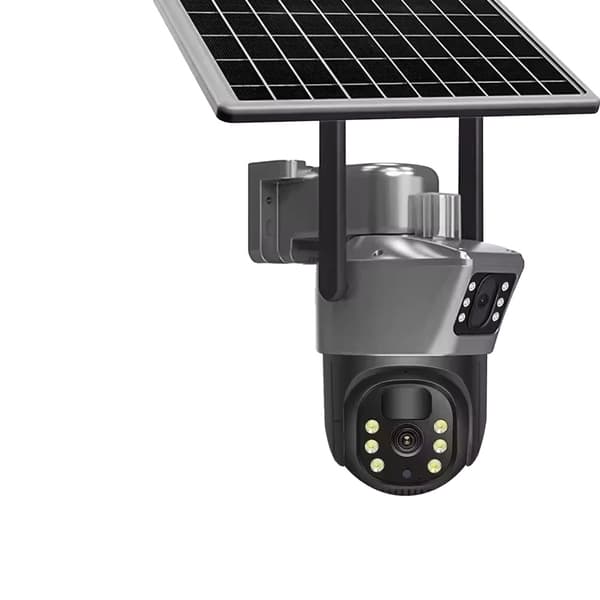 Aurinkokäyttöinen turvakamera, 8MP HD -resoluutio, IP66 säänkestävä,4G-Muistikortti