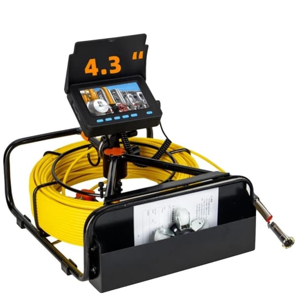 Viemäriputken tarkastuskamera, 4,3" HD-näyttö, vedenpitävä IP68,23MM DVR, 20m