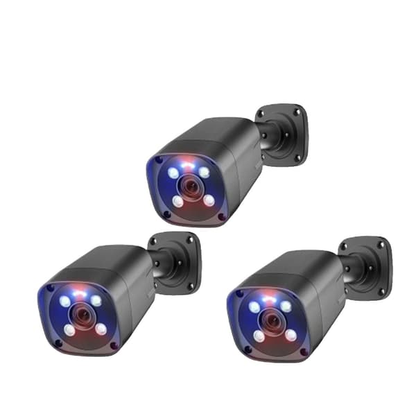 IP-kamera, 5MP klarhed, kablet forbindelse,3pc 48V POE 8MP Cam-a