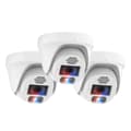Miniatyrbillede 1 af 2: Techage Overvågningskameraer, 4MP & 5MP Opløsning, Dome Design,3PCS 8MP KAMERA B