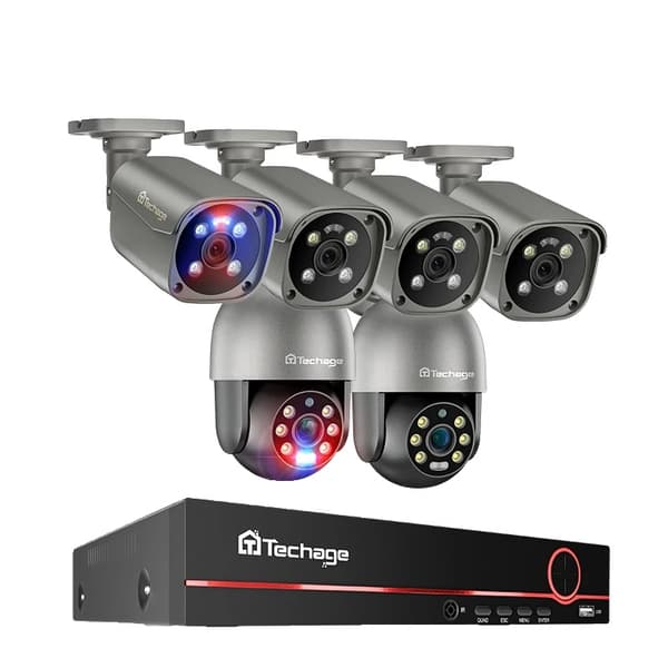 8CH CCTV-järjestelmä, 4K-resoluutio, H.265-pakkaus,8CH 6 Kamerat