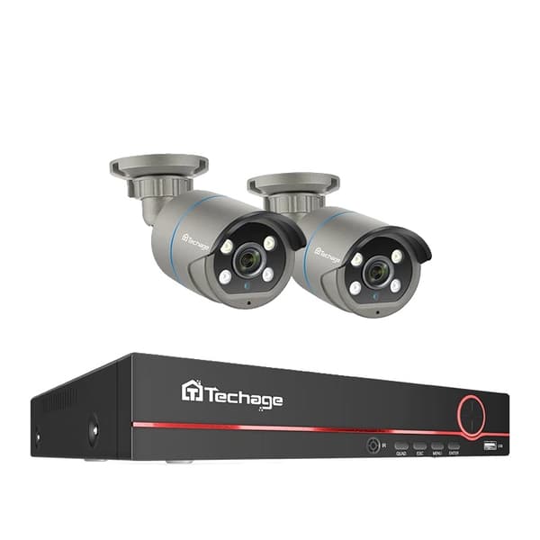 CCTV-turvajärjestelmä, 8CH NVR, useita kameravaihtoehtoja,8CH NVR 2 Kameroita-a