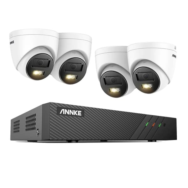 ANNKE 6MP CCTV-järjestelmä, älykäs kaksivaloteknologia, IP67 vesitiivis,4kpl 0TB