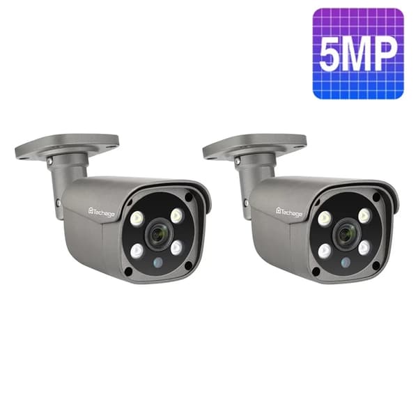 IP-kamera, 8MP resoluutio, kaksisuuntainen ääni,2kpl 5MP