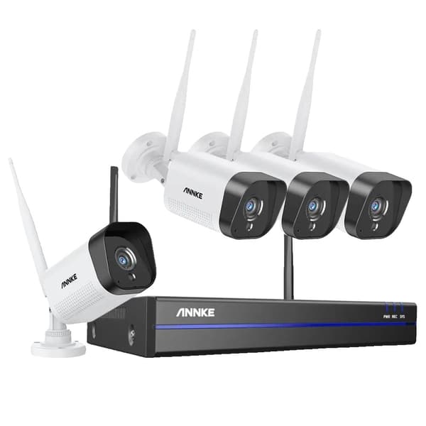 WiFi-videovalvontajärjestelmä, 3MP-kamerat, 5MP-tallennusresoluutio,4KPL Kameroita, Ei mitään
