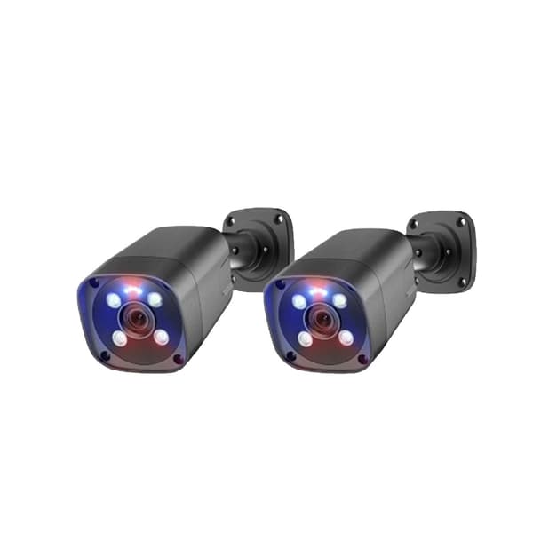 IP-kamera, 5MP tarkkuus, langallinen yhteys,2kpl 48V POE 8MP Kamera