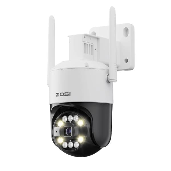 ZOSI CCTV-turvakamera, 8MP Ultra HD, AI-ihmisten tunnistus,5MP EI TF-korttia