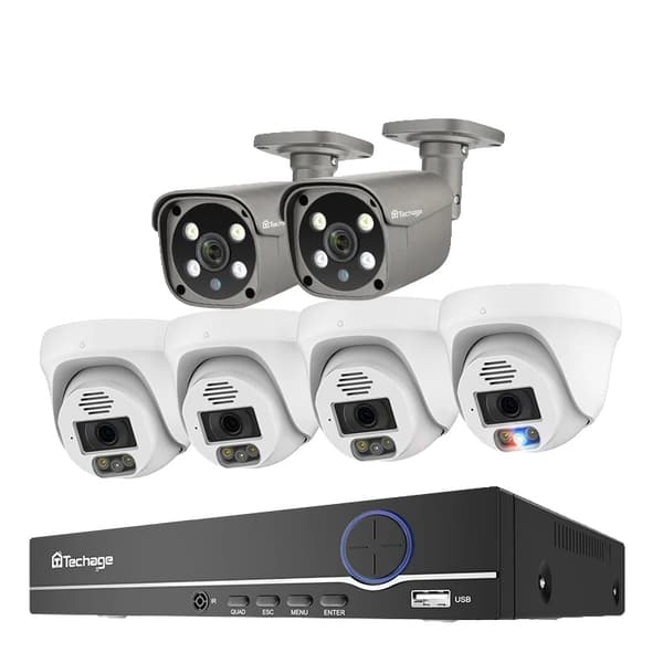 POE-valvontajärjestelmä, 8CH NVR, 5MP videolaatu,8CH NVR 6 Kamera B, 1T