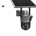 Miniatyrbillede 1 af 2: Solarsikkerhedskamera, 8MP HD-opløsning, IP66 vejrbestandig,WiFi - Hukommelseskort