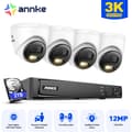 Miniatyrbillede 2 af 2: Hjemmeovervågningssystem, 12 MP opløsning, 8CH POE-forbindelse,4PCS 2TB