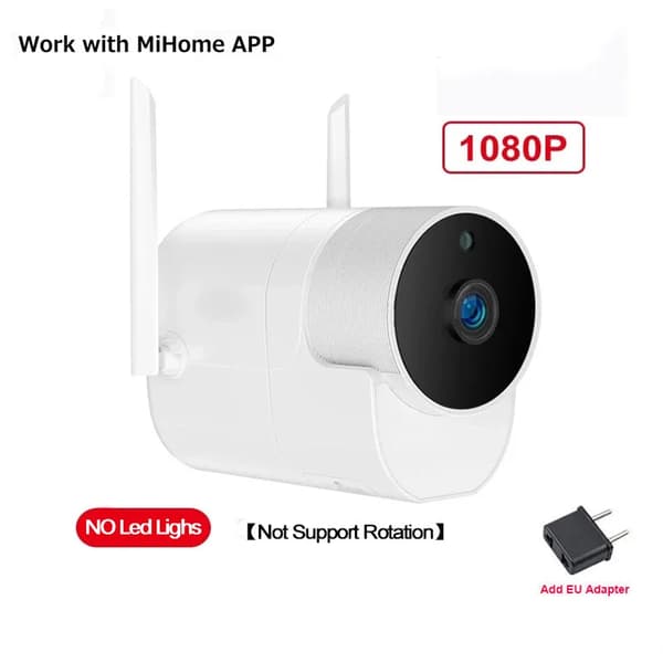 Utomhusövervaknings-IP-kamera, trådlös nattvision, 1080P högupplösning,Ingen LED-lampa 1080P