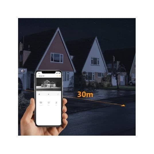 Övervakningskamera - IMOU - IMOUCAMBULLET33MP - 2K-upplösning - Människodetektering - Wi-Fi