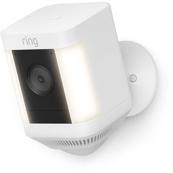Övervakningskamera - RING - Spotlight Cam Plus - HD 1080p - Färg-nattvision - Tvåvägs ljud