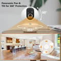 Miniatyrbild 4 av 4: IMOU WIFI Hemmakamera 2K 355° övervakningskamera 3MP Night Vision