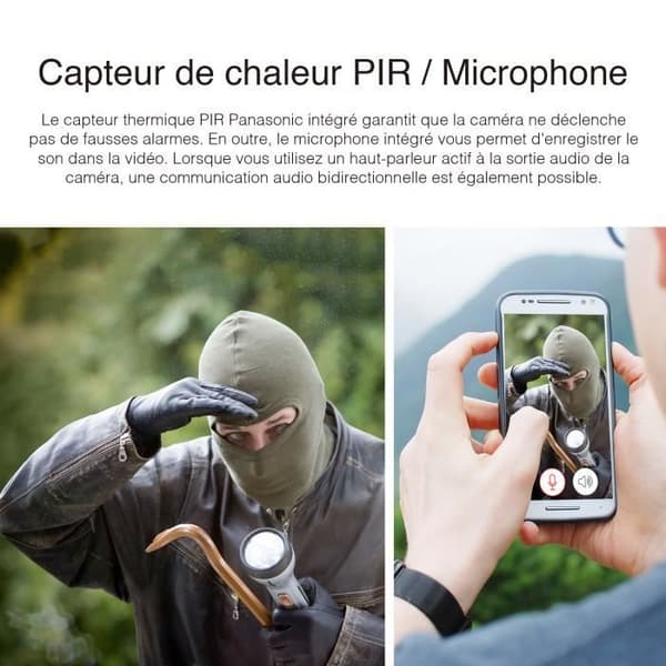 INSTAR IN-9008 Full HD IP-kamera Trådlös övervakning WiFi Utomhussäkerhet 1080P WDR PIR IP65 Night vision P2P Motoriserad DDNS