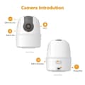 Miniatyrbild 4 av 4: Imou Indoor WiFi Övervakningskamera 2,5K (4MP) 360° ansluten kamera Människodetektering AI Tvåvägsljud Alexa-kompatibel