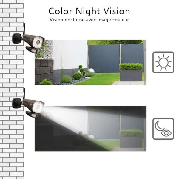 ELRO CC60RXX Extra Color Night Vision övervakningskamera för CZ60RIPS övervakningskamerasats